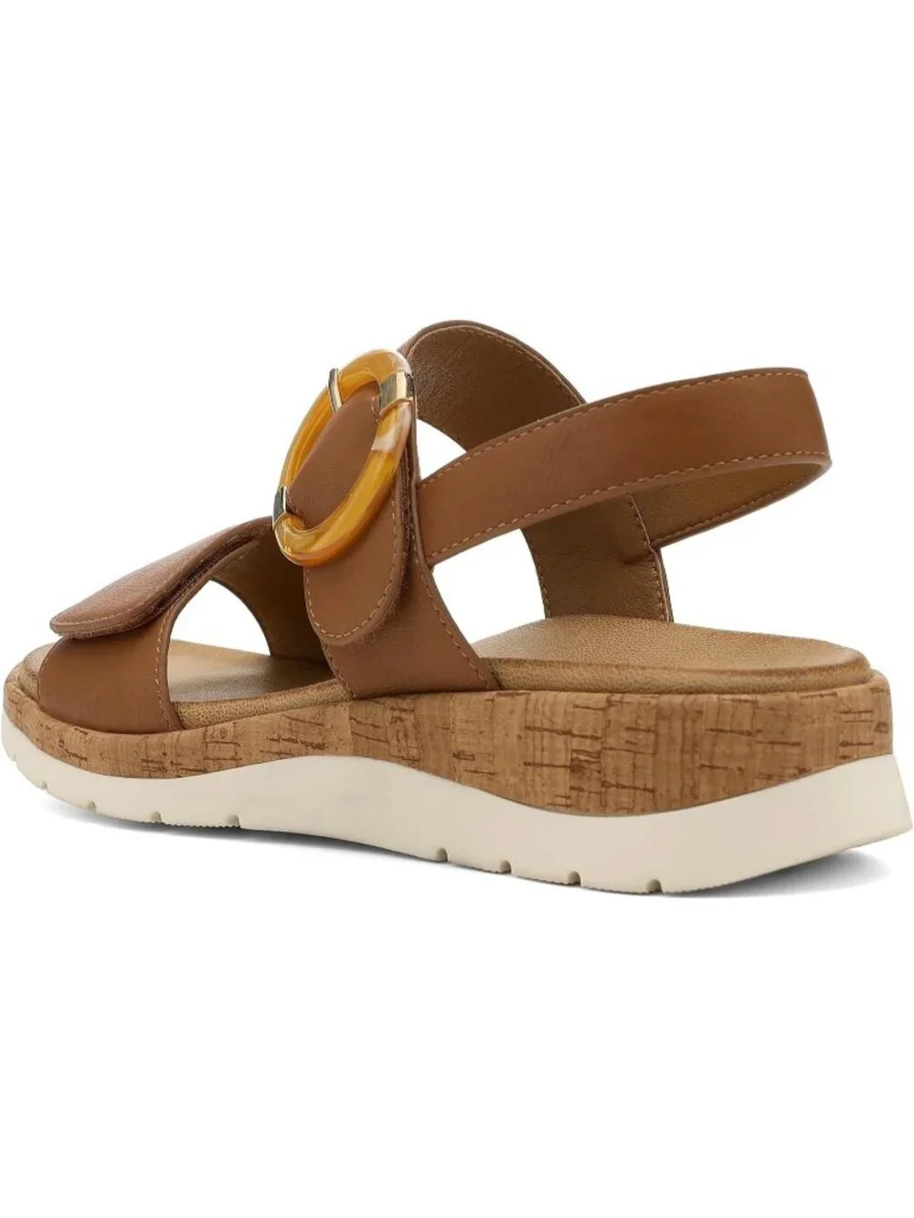 Women's Dark Brown Summer Open Toe Adjustable Ankle Straps Comfortable Sandals